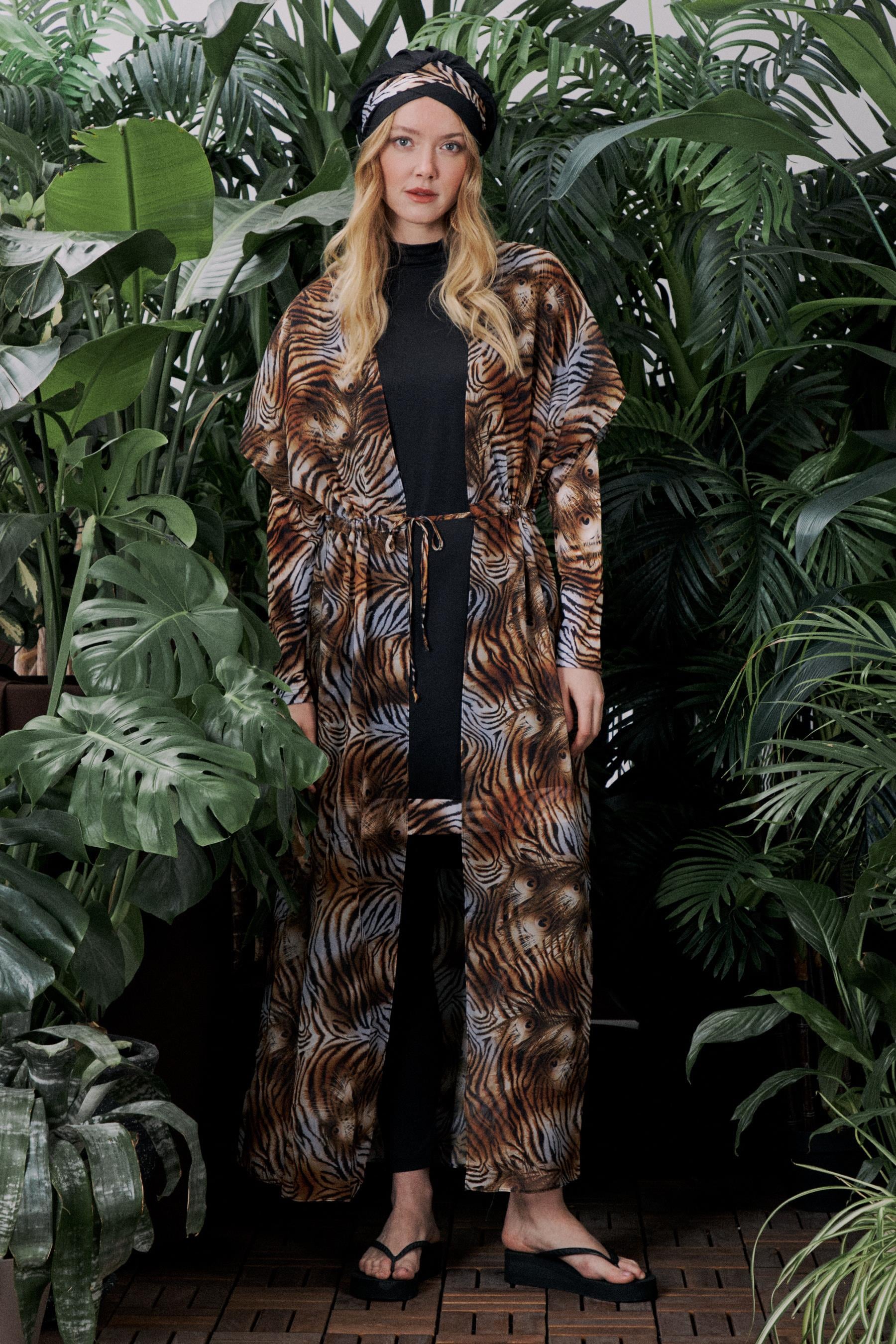 LEOPAR DESENLİ PAREO