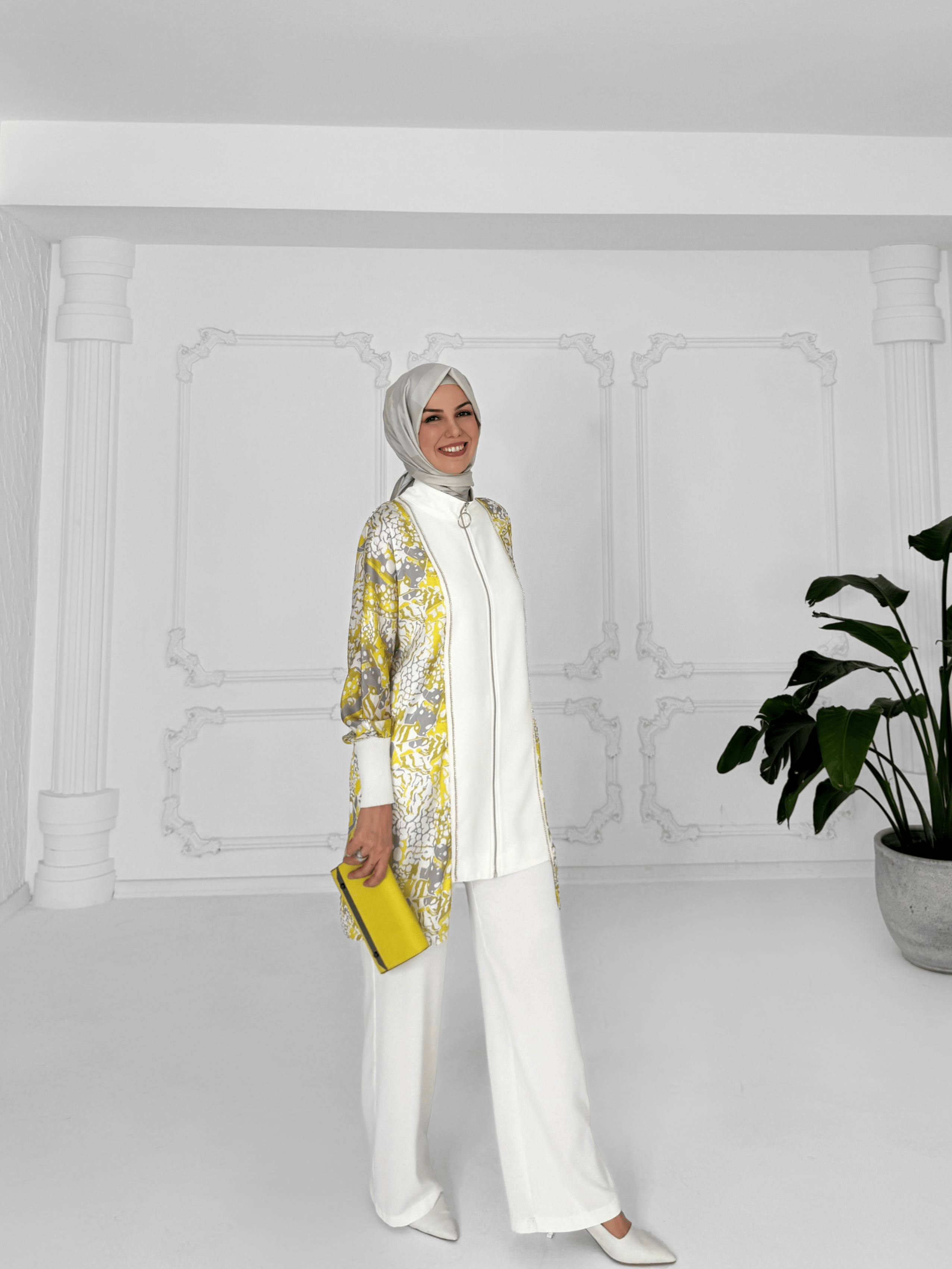 SATEN GARNİLİ FERMUARLI TAKIM