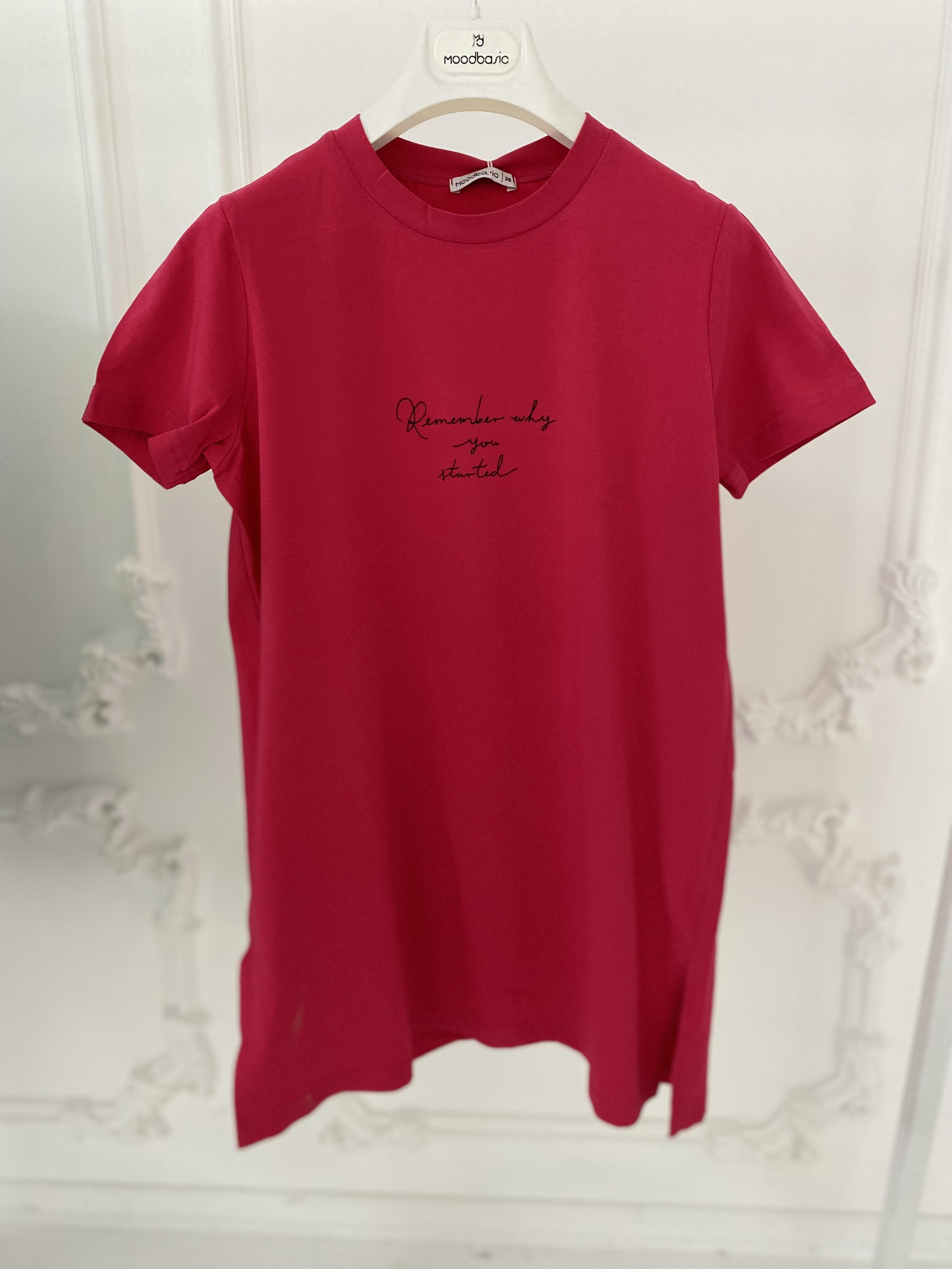YAZILI BASKILI T-SHIRT