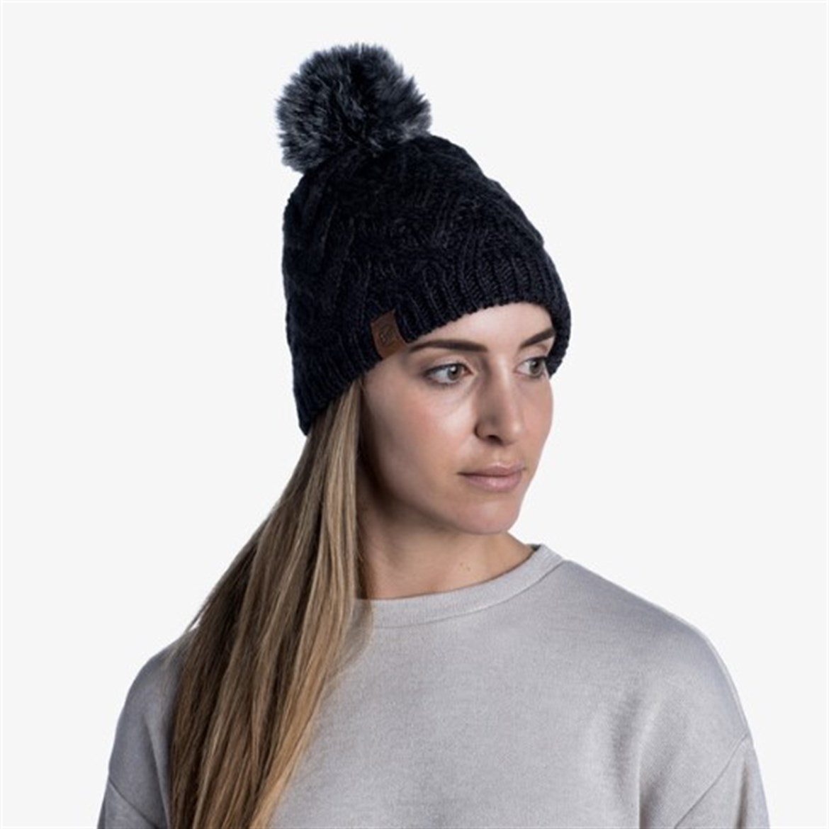BUFF KNITTED & FLEECE HAT CARYN