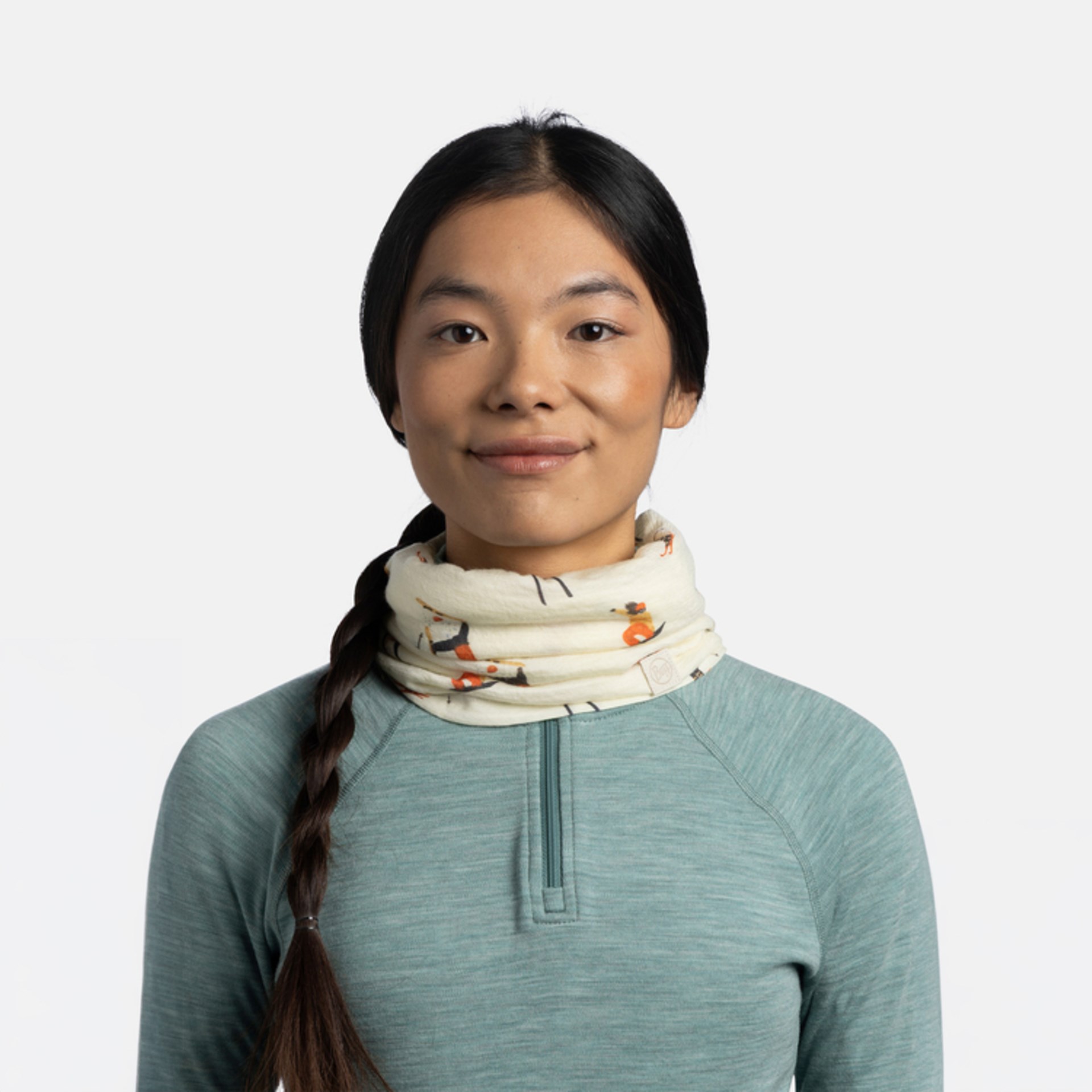 BUFF MERINO LIGHTWEIGHT PRINTS TINSU BOYUNLUK
