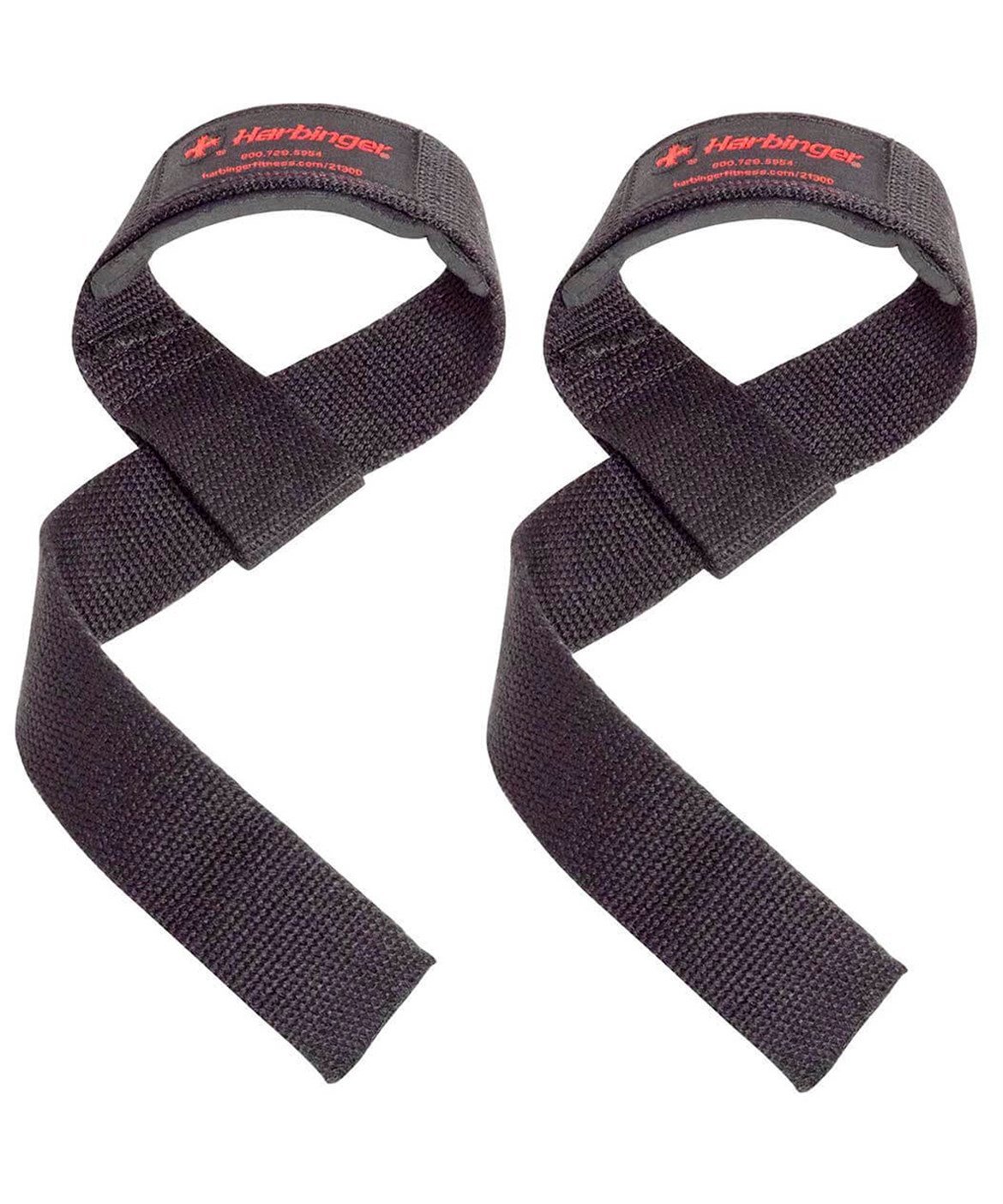 HARBINGER PADDED COTTON LIFT STRAPS 21,5