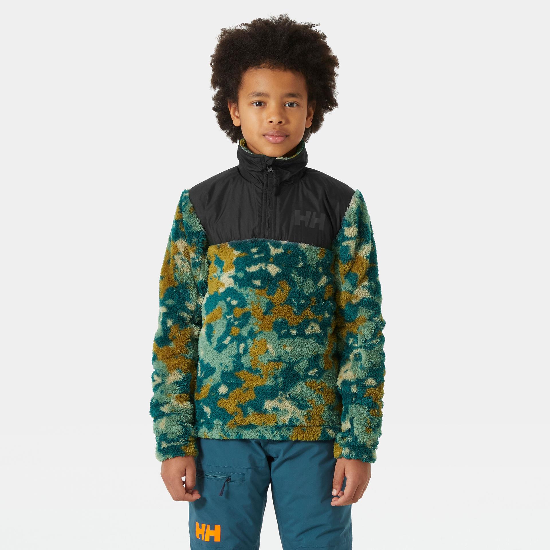 HELLY HANSEN JR CHAMP 1/2 ZIP MIDLAYER POLAR