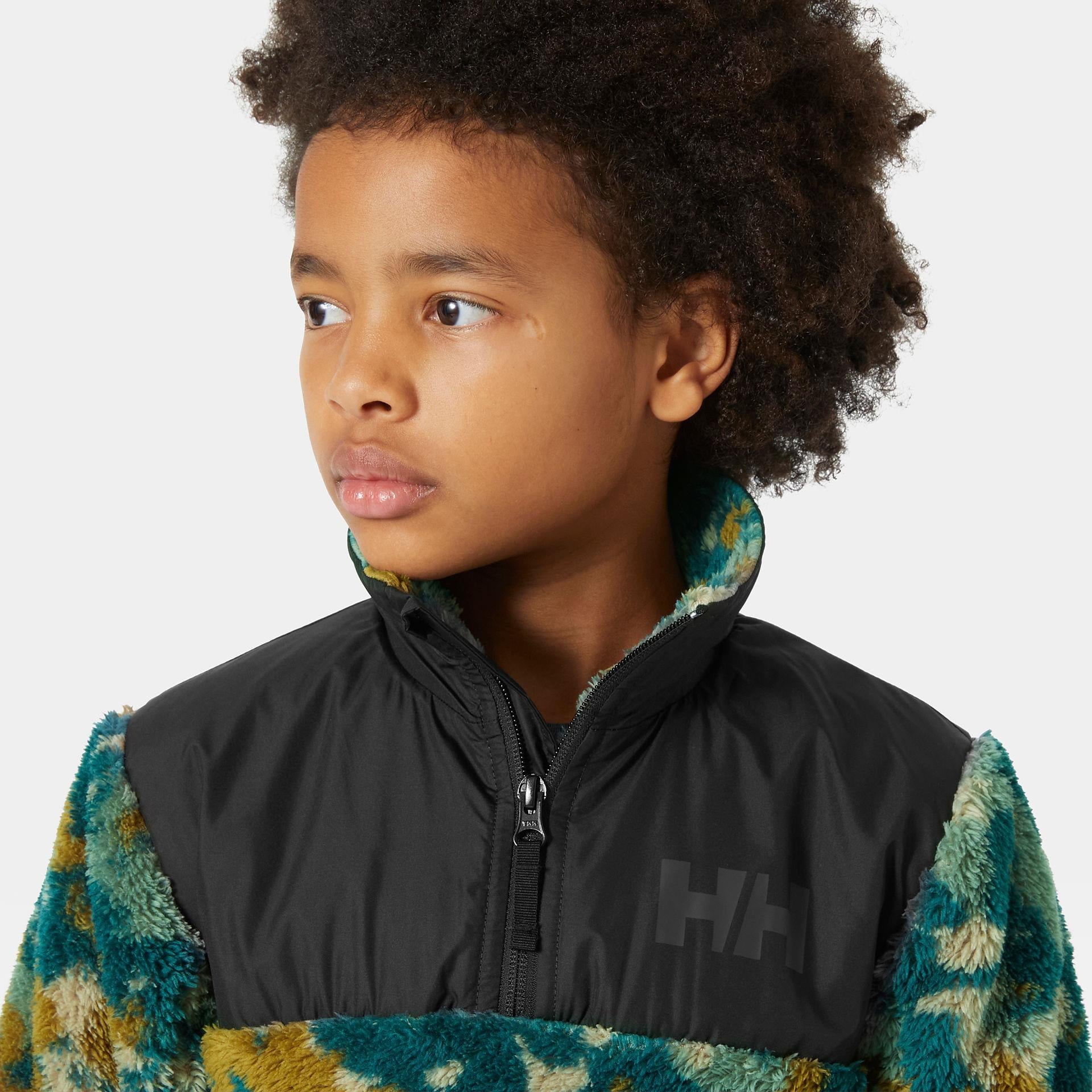 HELLY HANSEN JR CHAMP 1/2 ZIP MIDLAYER POLAR