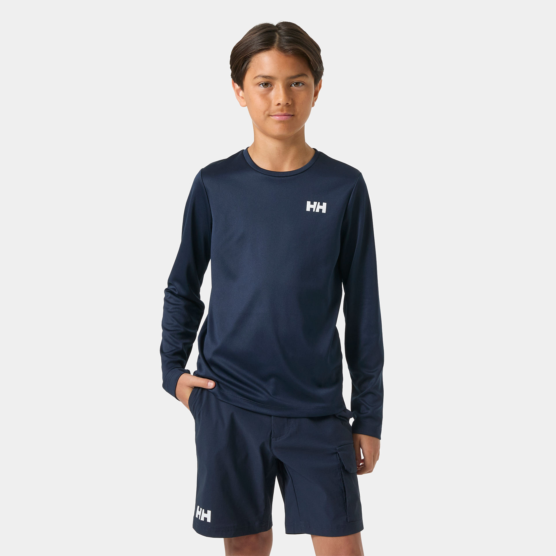 HELLY HANSEN JR HH TECH LS CREW ÜST