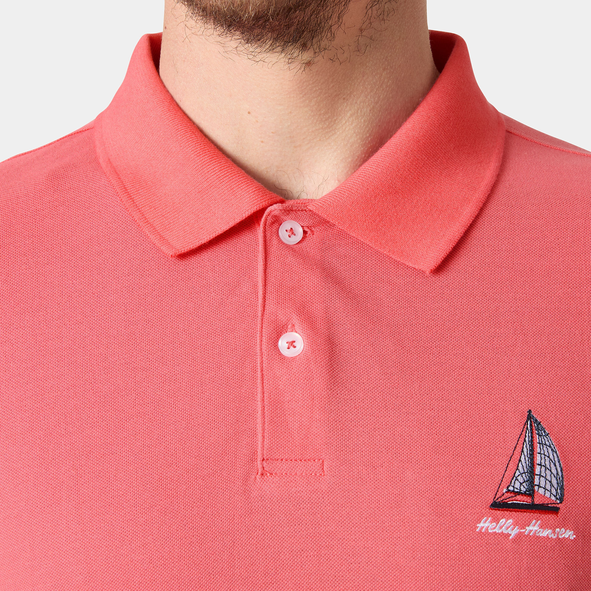 HELLY HANSEN MESSINA GRAPHIC FITTED POLO T-SHIRT