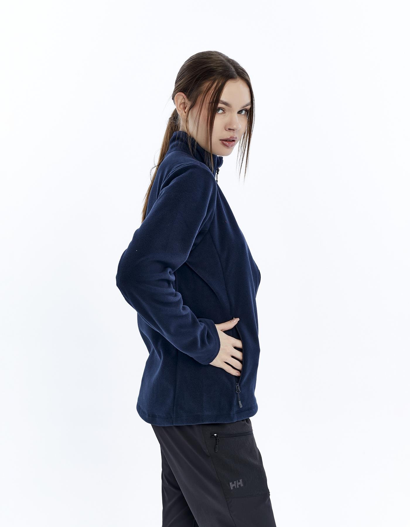 HELLY HANSEN W BLOCK FULLZIP POLAR MONT