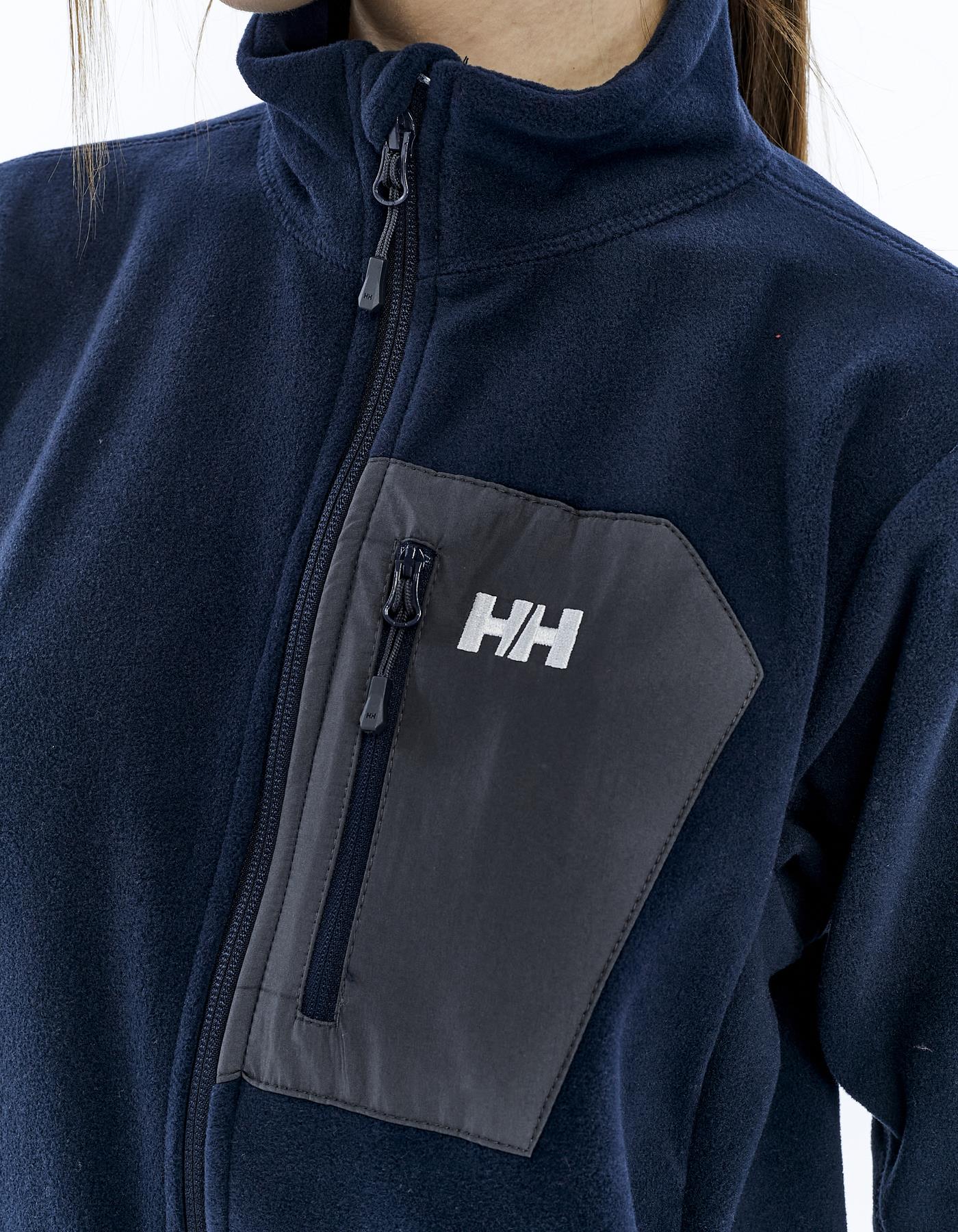 HELLY HANSEN W BLOCK FULLZIP POLAR MONT