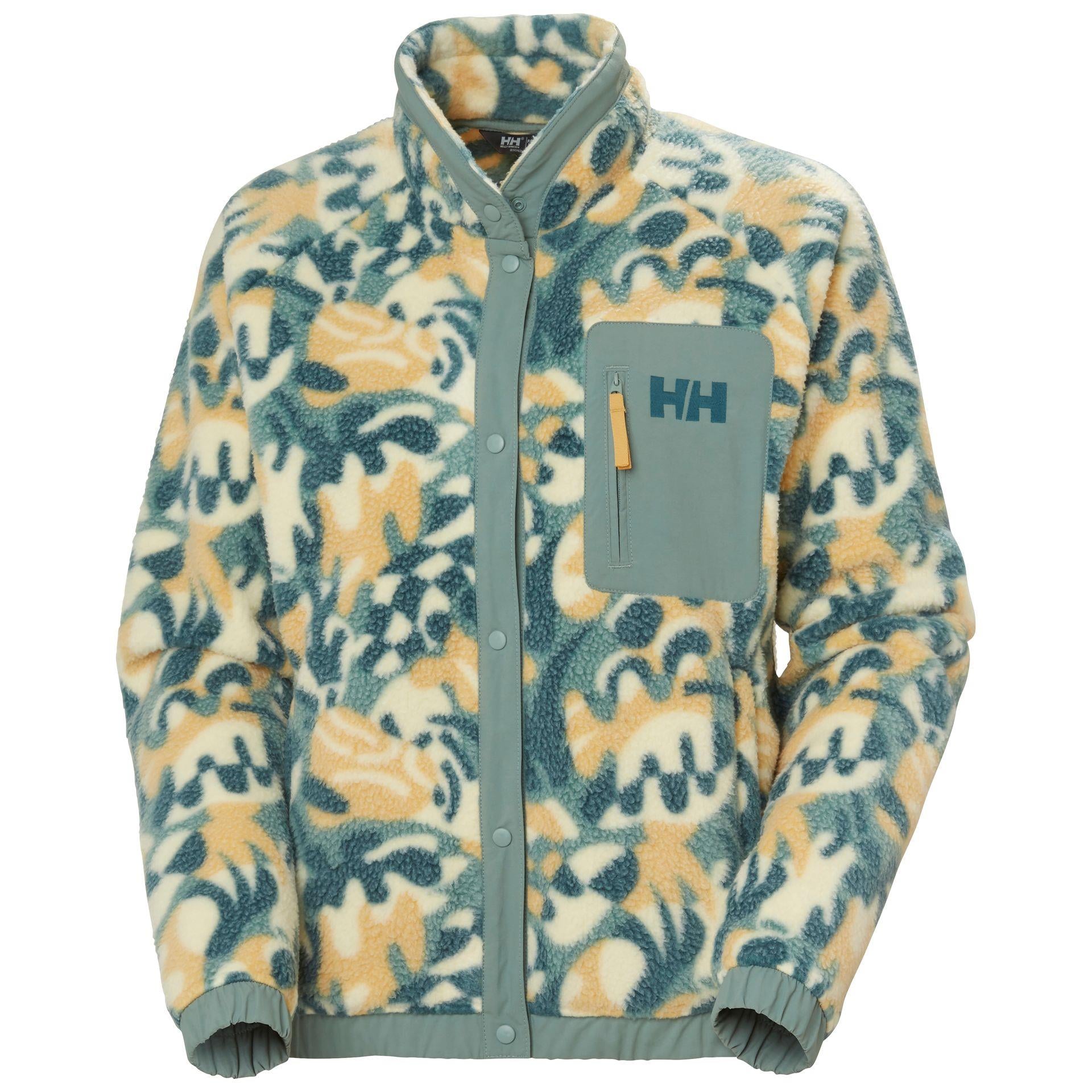 HELLY HANSEN W IMPERIAL PRINTED PILE SNAP MONT