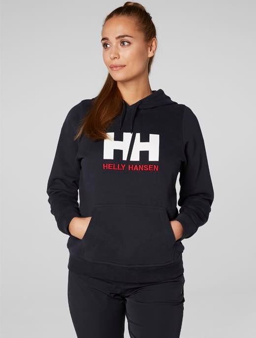 HELLY HANSEN  W LOGO HOODIE KAPİŞONLU