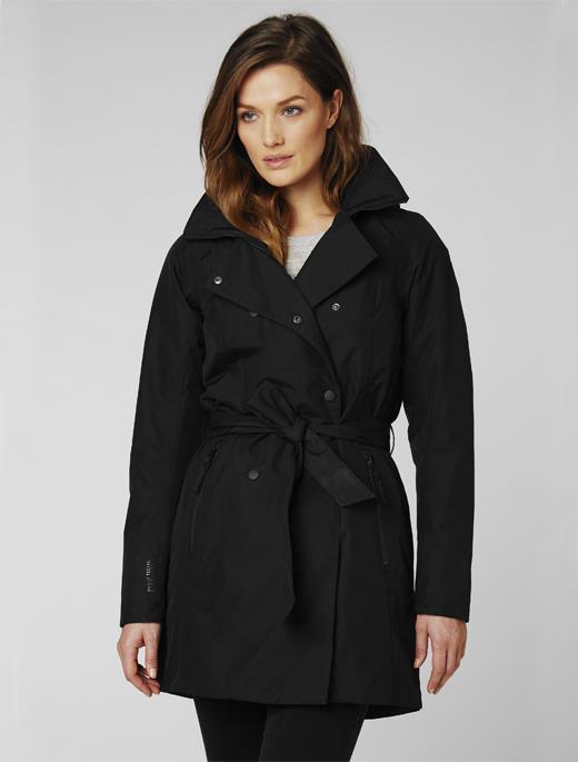 HELLY HANSEN W WELSEY II TRENCH DOLGULU IZALASYONLU PALTO  INSULATED