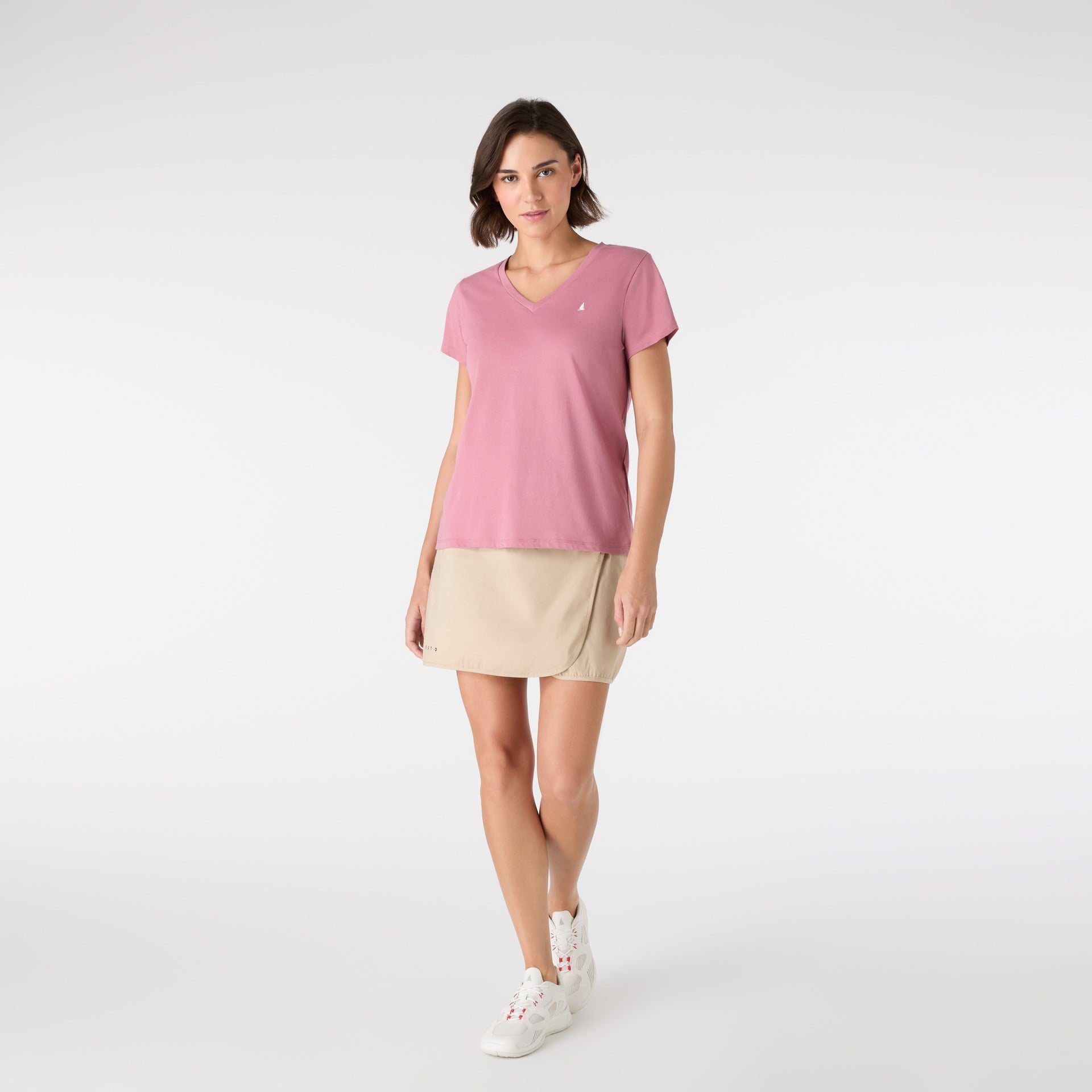 MUSTO W ORIGINAL V NECK SS T-SHIRT