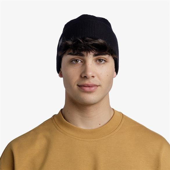 BUFF® CROSSKNIT BEANIE SOLID BLACK BERE
