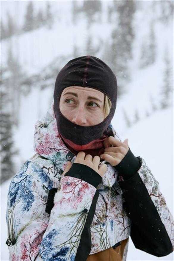 BUFF® ECOSTRETCH BALACLAVA LISE MAROON MASKE