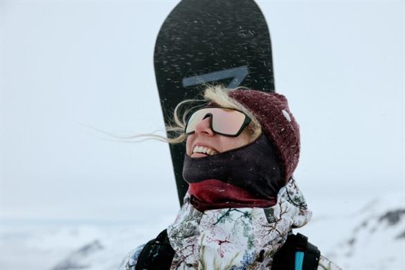 BUFF® ECOSTRETCH BALACLAVA LISE MAROON MASKE