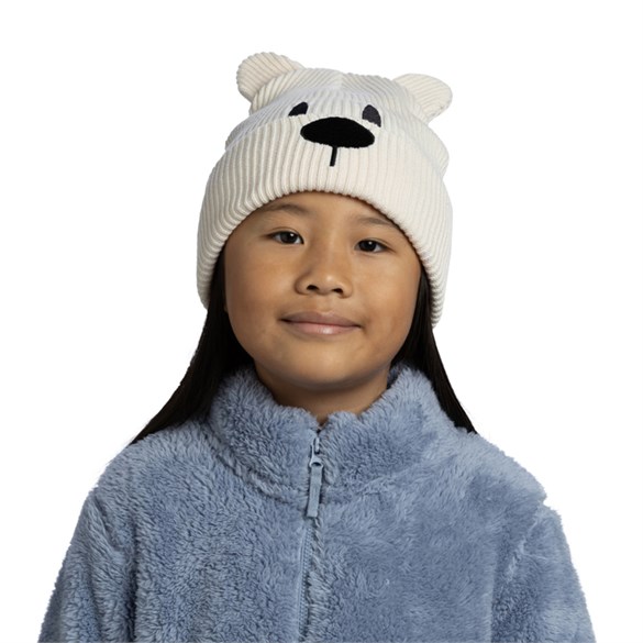 BUFF KNITTED BEANIE FUN POLAR BEAR BERE
