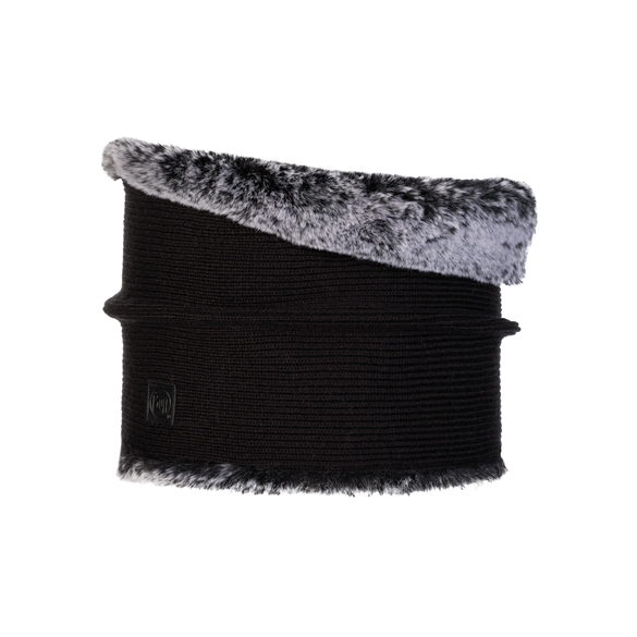 BUFF® KNITTED NECKWARMER COMFORT KES  HA BLACK BOYUNLUK