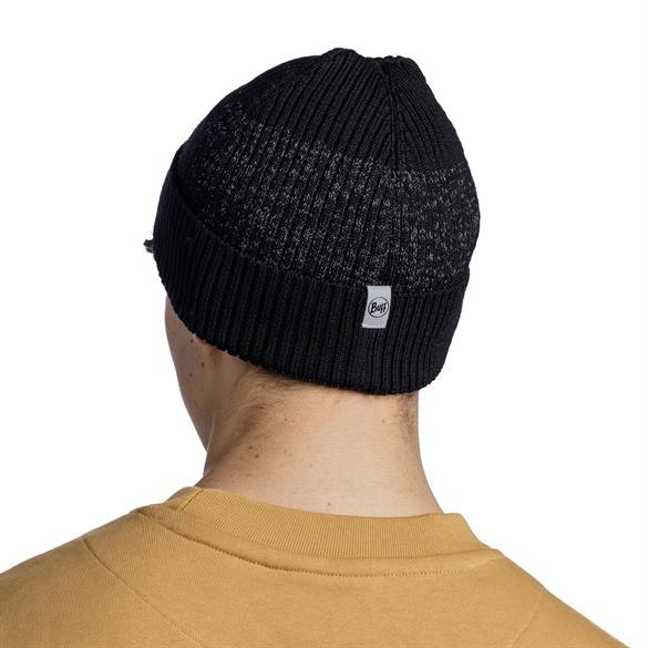 BUFF® MERINO ACTIVE BEANIE SOLID BLA CK BERE