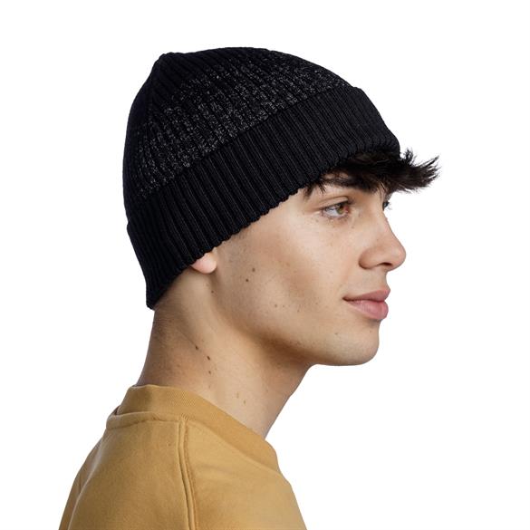 BUFF® MERINO ACTIVE BEANIE SOLID BLA CK BERE