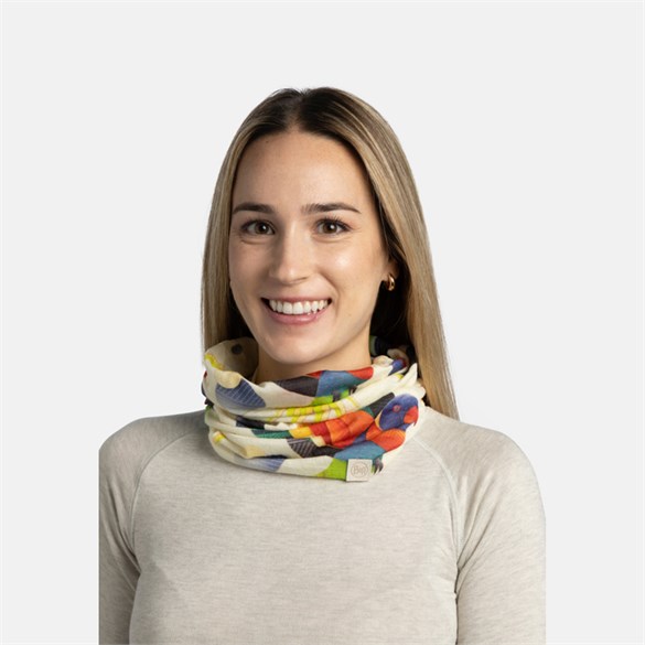 BUFF MERINO LIGHTWEIGHT PRINTS MARECK BOYUNLUK