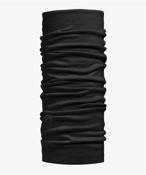 BUFF® MERINO LIGHTWEIGHT SOLID BLACK BOYUNLUK