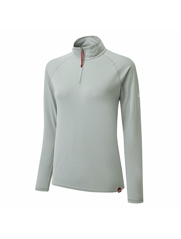 GILL WOMENS UV TEC LONG SLEEVE ZIP TEE