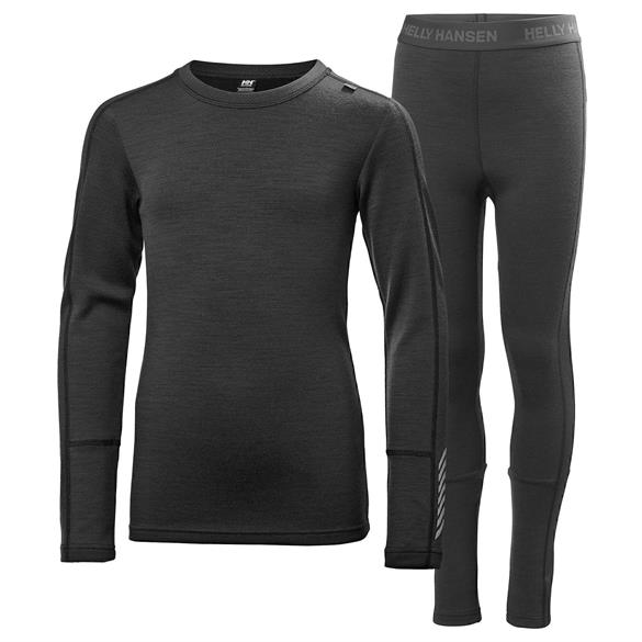 HELLY HANSEN JR LIFA MERINO MIDWEIGHT SET