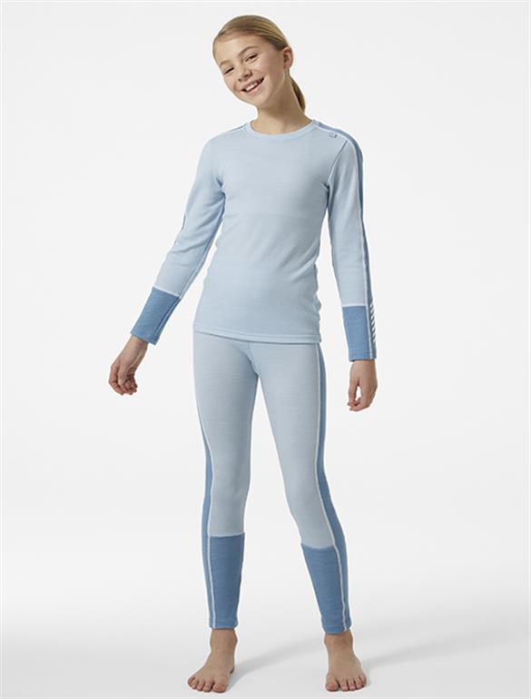 HELLY HANSEN JR LIFA MERINO MIDWEIGHT SET