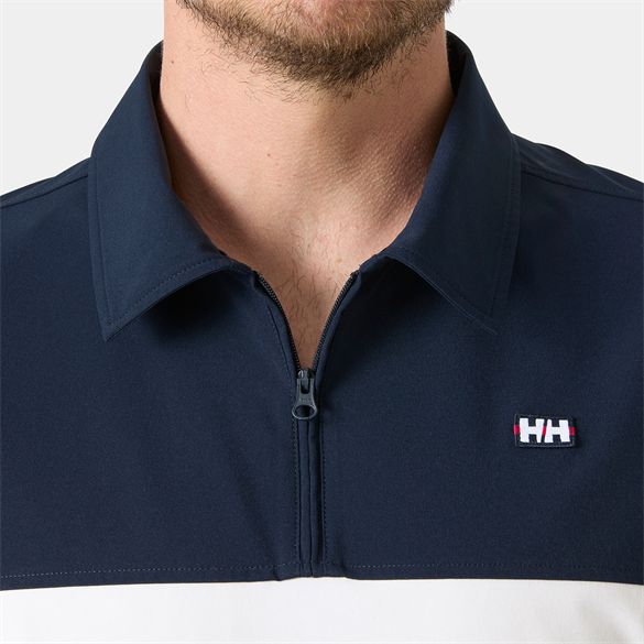 HELLY HANSEN LEVANTE QD 1/2 ZIP SS POLO T SHIRT