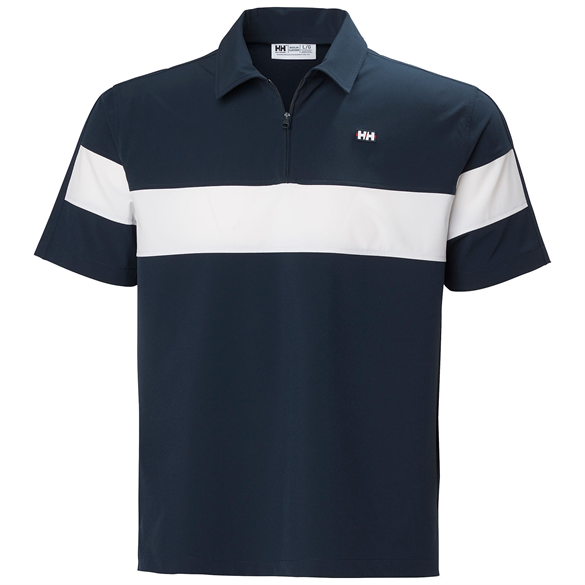 HELLY HANSEN LEVANTE QD 1/2 ZIP SS POLO T SHIRT