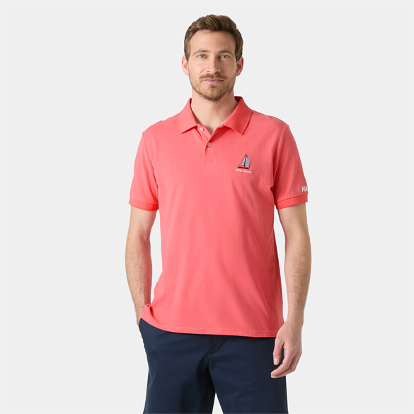 HELLY HANSEN MESSINA GRAPHIC FITTED POLO T-SHIRT