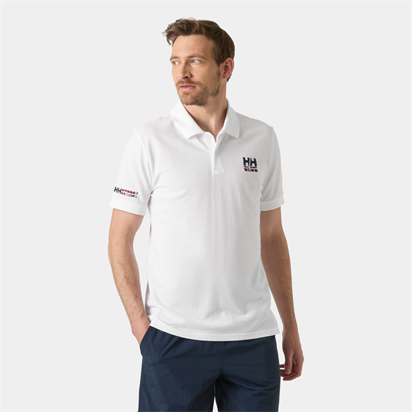 HELLY HANSEN MESSINA GRAPHIC FITTED POLO T-SHIRT
