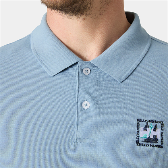 HELLY HANSEN MESSINA GRAPHIC FITTED POLO T-SHIRT