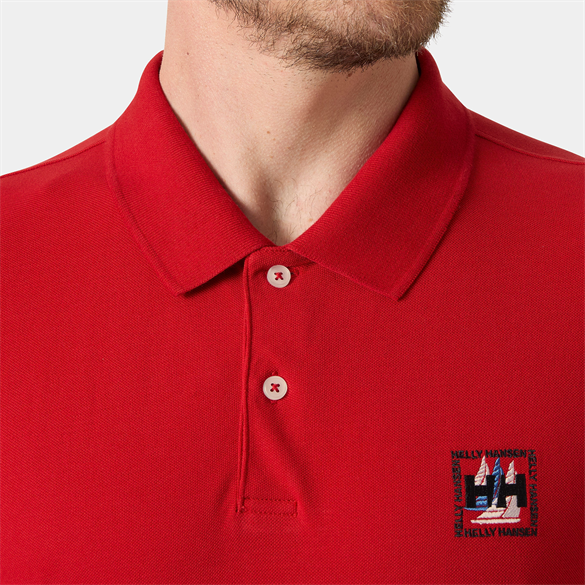 HELLY HANSEN MESSINA GRAPHIC FITTED POLO T-SHIRT