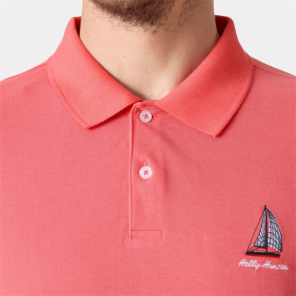 HELLY HANSEN MESSINA GRAPHIC FITTED POLO T-SHIRT