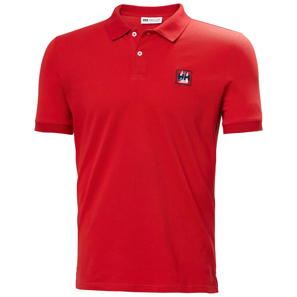 HELLY HANSEN MESSINA GRAPHIC FITTED POLO T-SHIRT