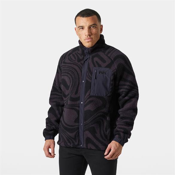HELLY HANSEN PANORAMA PRINTED PILE SNAP MONT