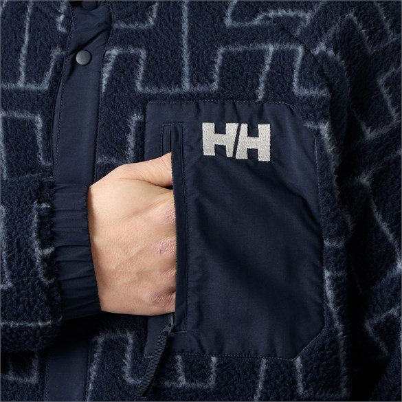 HELLY HANSEN PANORAMA PRINTED PILE SNAP MONT