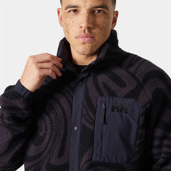 HELLY HANSEN PANORAMA PRINTED PILE SNAP MONT