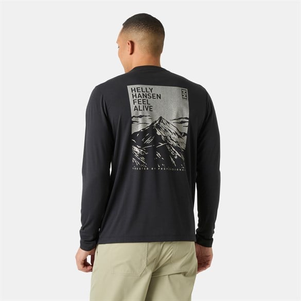 HELLY HANSEN SKOG GRAPHIC UZUN KOLLU T-SHIRT