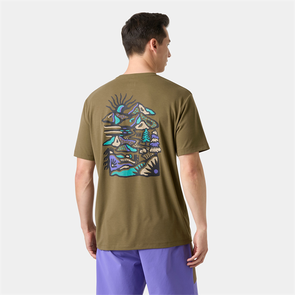 HELLY HANSEN SKOG RECYCLED GRAPHIC T-SHIRT