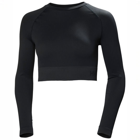 HELLY HANSEN  W ALLURE SEAMLESS CROP LS TOP ÜST
