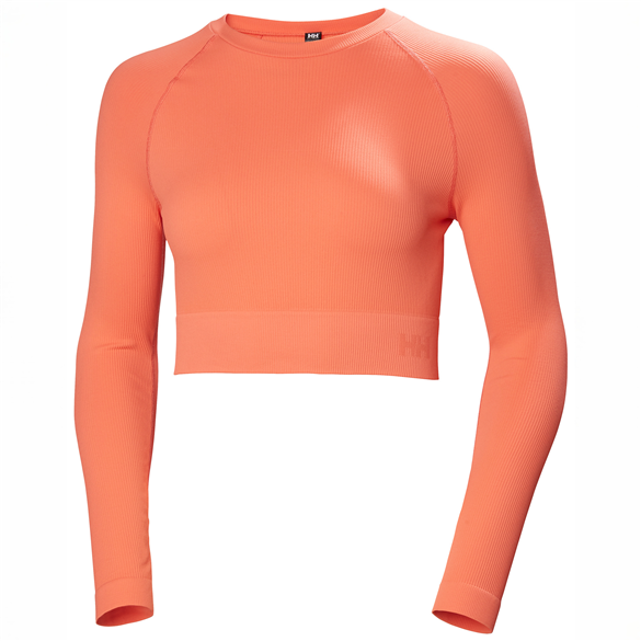HELLY HANSEN  W ALLURE SEAMLESS CROP LS TOP ÜST