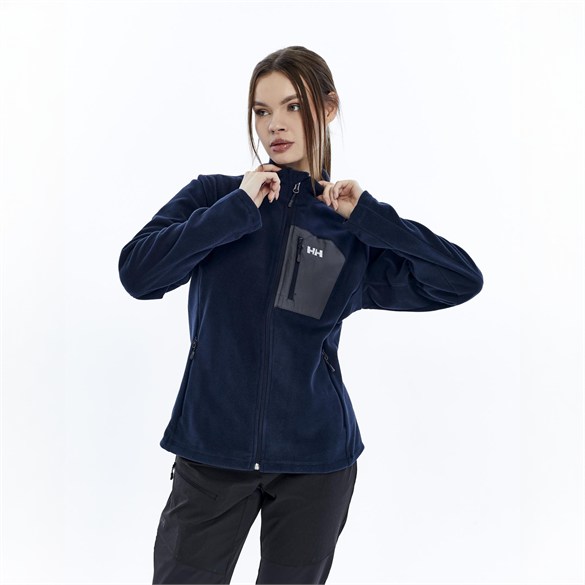 HELLY HANSEN W BLOCK FULLZIP POLAR MONT