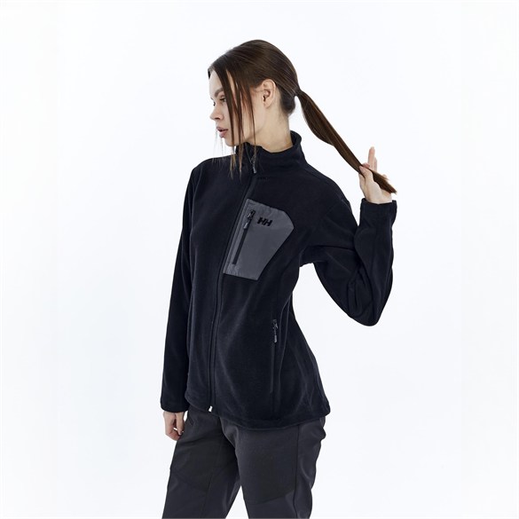 HELLY HANSEN W BLOCK FULLZIP POLAR MONT