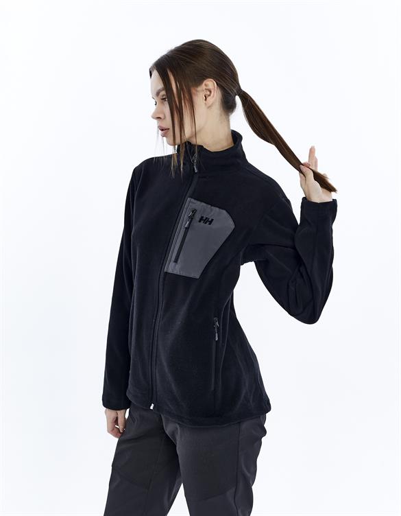 HELLY HANSEN W BLOCK FULLZIP POLAR MONT