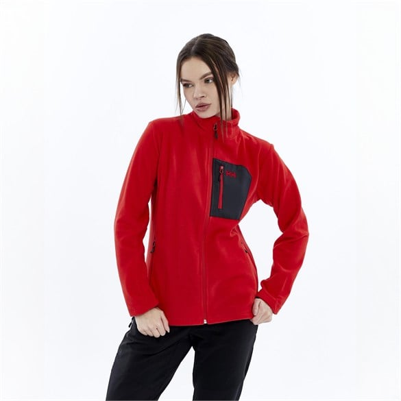 HELLY HANSEN W BLOCK FULLZIP POLAR MONT