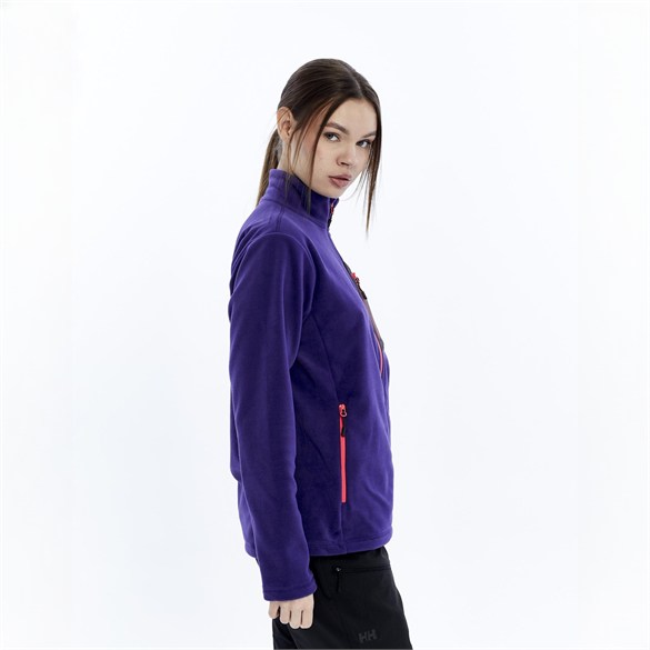 HELLY HANSEN W BLOCK FULLZIP POLAR MONT