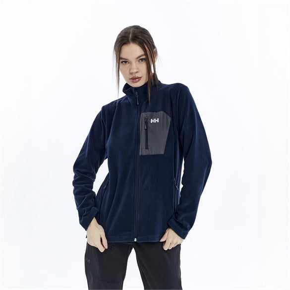 HELLY HANSEN W BLOCK FULLZIP POLAR MONT