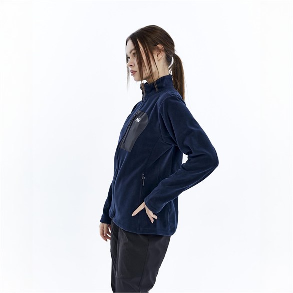 HELLY HANSEN W BLOCK FULLZIP POLAR MONT